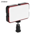 thumbnail image 3 of Luz LED profesional Andoer para fotografía, doble temperatura 2500K-8500K, batería recargable de 4800mAh, resistente al agua IP63, incluye soporte cold shoe y cable USB. Ideal para videógrafos., 3 of 7