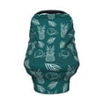 thumbnail image 2 of Fotbe Tropical Pineapple Pattern Car Seat Covers for Babies, Nursing Breastfeeding Cover Infant Carseat Canopy, Soft Stretchy Carrier Cover, 2 of 9
