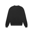 thumbnail image 4 of Short Sets for Men Long Sleeve Crewneck Shirt and Wide Straight Leg Shorts 2 Piece Matching Set Mens Summer Outfits, 4 of 8
