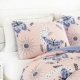 thumbnail image 3 of Chezmoi Collection 3-Piece Mystical Butterfly Kids Bedding Set Twin Size - Pink Lavender Blue White Soft Microfiber Comforter Set w/Butterfly Throw Pillow, 3 of 8
