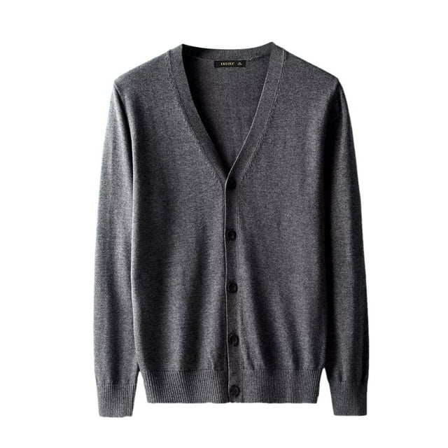 Cardigan à Col Rond Ajusté pour Hommes à Manches Longues avec Fermeture Éclair, Manteau de Base Décontracté pour Hommes, Cardigan Surdimensionné en Laine Tricotée pour Hommes, Cardigans pour Hommes avec Fermeture Éclair, Chandails à Boutons pour Hommes