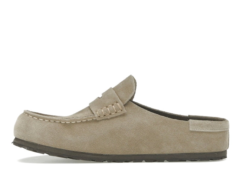 Birkenstock Men's Naples Wrapped Suede Leather Taupe Shoes, from StockX