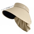 thumbnail image 2 of Sun Visors For Women Wide Brim Unisex Wide Brim Sun Hat with UPF 50+ Lightweight Breathable Design for Outdoor Summer Activities, 2 of 2