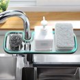 thumbnail image 5 of SDFGTstore Faucet Sponge Soap Drainage Storage Rack Sink Adjustable Dish Cloth Drain Holder Kitchen Sink Caddy Organizer, 5 of 8