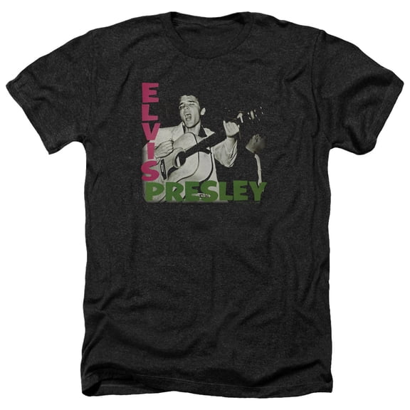 Elvis Presley - Elvis Presley Album - Heather Short Sleeve Shirt - XXX-Large