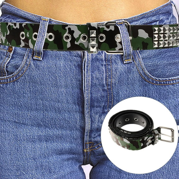 WRITWAA Mens Casual Belt Camouflage Artificial 1Pack