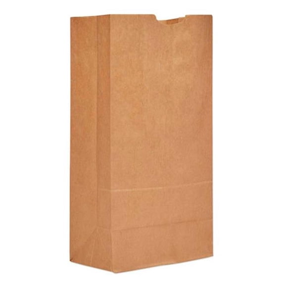 United Stationers Supply B1505531 Duro Bag Paper Grocery Bags - No. 20 - 8.25 x 5.312 x 16.125 in. - Kraft - Pack of 500