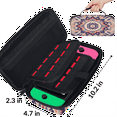 thumbnail image 3 of Herdesigns Mandala Floral Carry Case Compatible with Nintendo Switch 2017 & Oled 2021, with 20 Game Card Slots, Boho Portable Travel Carrying Case Pouch for Accessories & Games, 3 of 8