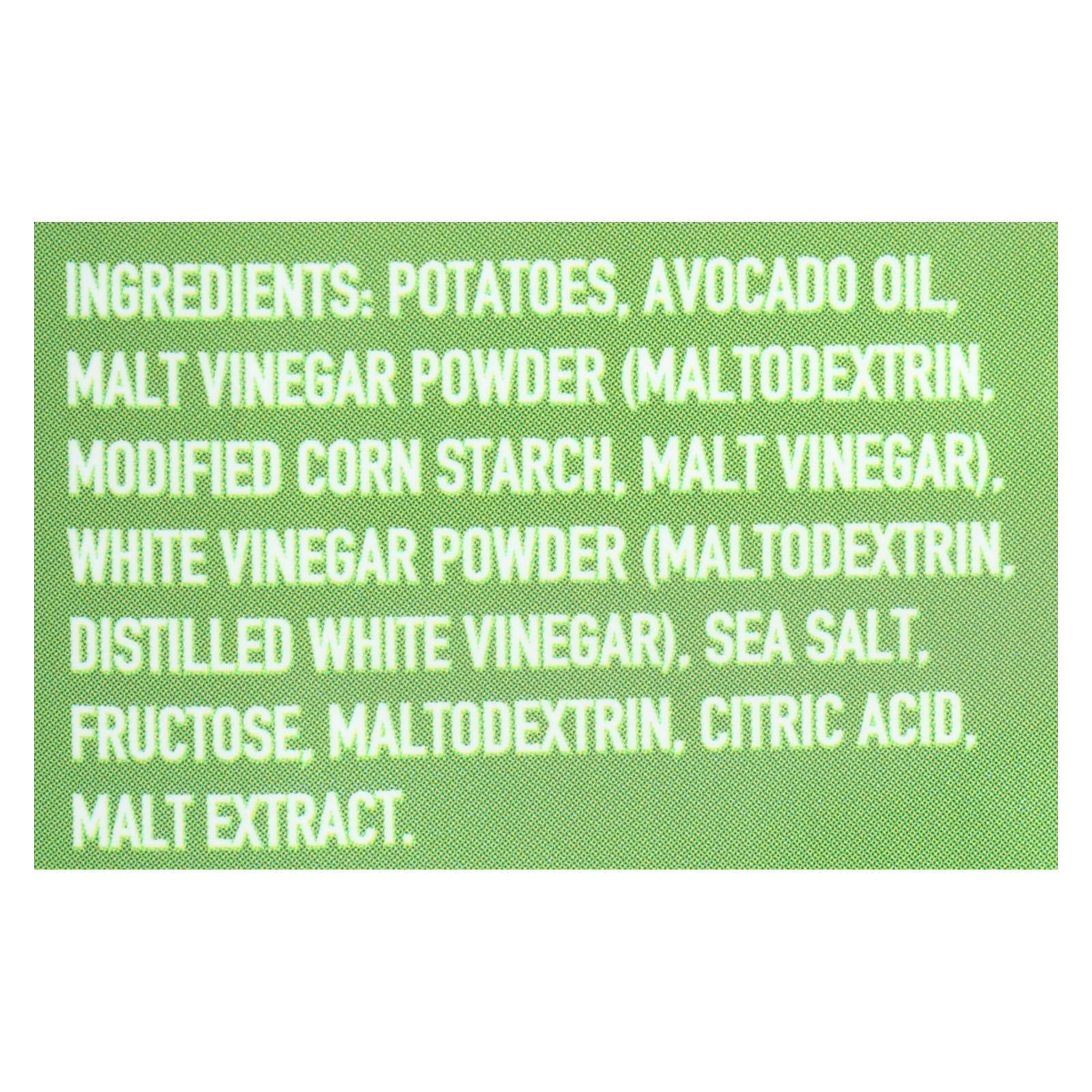 Boulder Canyon Avocado Oil Chips Vinegar & Sea Salt 5.25 oz (Pack Of 12)