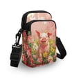 thumbnail image 3 of HELLHERO Butterfly Garden Travel Crossbody Purse Men, Women Adjustable Crossbody Bag Double Zipper Women Shoulder Bag for Adults, 3 of 7