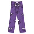 thumbnail image 3 of Haunted Mansion Pajamas For Women Loose Retro Night Pajama Pants Comfortable Sleepwear Bottoms Homewear, 3 of 6