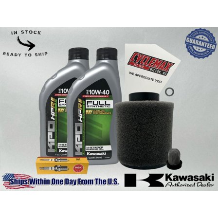 Cyclemax Full-Synthetic KPO Tune-Up Kit fits 2012-2025 Kawasaki BRUTE FORCE 300