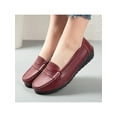 thumbnail image 6 of Bellella Womens Casual Driving Moccasins Classic Fashion Penny Slip On Ladies Driving Loafer Flat Shoes Wine Red 8.5, 6 of 7