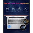 thumbnail image 5 of 15.6" IPS FHD-Laptop Intel Pentium Quad Core N100 16GB RAM 1TB SSD (Beat to i3-1115G4 Up to 3.4GHz) with Backlit Keyboard Fingerprint Reader Windows 11, 5 of 7