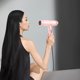 thumbnail image 1 of Secador de pelo de 800 W, secador de pelo de secado rápido y bajo nivel de ruido, 3 ajustes de calor (enchufe europeo rosa), 1 of 5