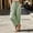 *Green, variant on ClodeEU Women's High Waisted Striped Cropped Wide Leg Pants, Casual Elastic Waist Capri Trousers with Pockets Black,Women's Plus L
