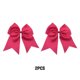 thumbnail image 3 of Vogacara Accesorios para el cabello de alta elasticidad, 2 piezas, para accesorios fáciles y estables, ingredientes seguros altos Cuidado del cabello Rosa roja, 3 of 6