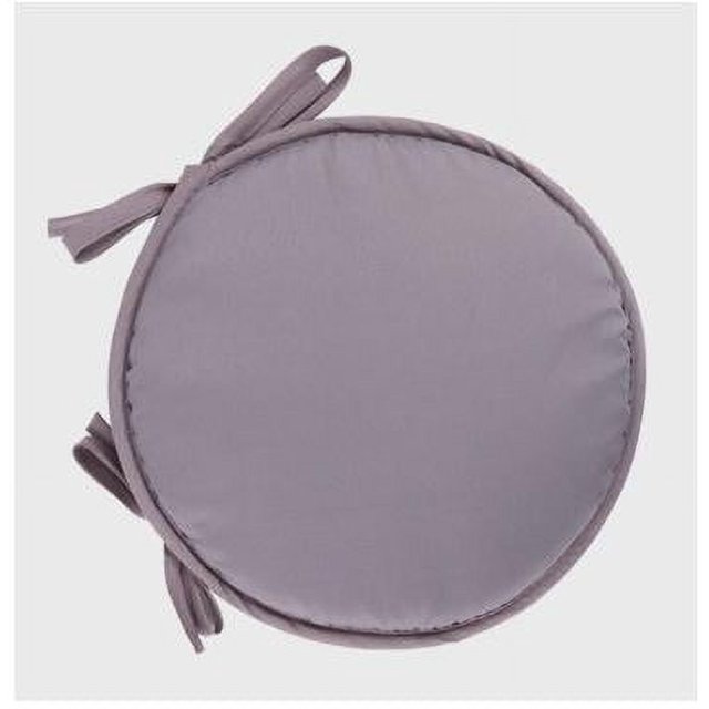 Mialoley Tie-on Round Chair Seat Pad, Solid Color Soft Chairs Cushion