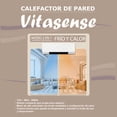 thumbnail image 3 of Calefactor 2 en 1 calor y frío de pared tipo minisplit, 3 of 4