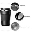 thumbnail image 2 of 1pc Portable Stainless Steel Cup Insulation Water Cup Coffee Cup for Auto Car, 2 of 8