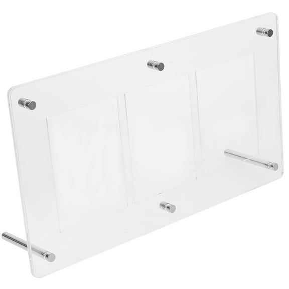 QIFULL Qifull Clear Acrylic Baseball Card Display Rack Sturdy and Practical for Game Cards