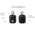 thumbnail image 3 of Étui de Protection en Cuir Véritable pour Écouteurs Airpods Apple AirPod - Noir, 3 of 4