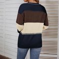 thumbnail image 4 of Fesfesfes Women Sweater Casual Sexy V-Neck Long Sleeve Tops Blouse Plus Size $10, 4 of 8