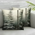thumbnail image 3 of COMIO Watercolor Pine Trees Winter Lumbar Pillow Covers Snow Green Forest Christmas Tree Pillow Cases Xmas Holiday Pillowcase Cushion Case Rustic Home Decor For Couch Porch Outdoor, 3 of 5