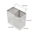 thumbnail image 2 of unbranded Escurridor Colgante Para Cubiertos En Acero Inoxidable Con De Doble Compartimento, 2 of 7