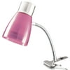 Translucent Pink Clip On Lamp