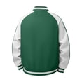 thumbnail image 3 of Guluxicc Men's Letterman Jackets with Pockets Full Zipper Color Block Long Sleeve Athletic Jackets for Everyday Outdoor Workout Wear Fall Winter Casual Jackets, 3 of 7