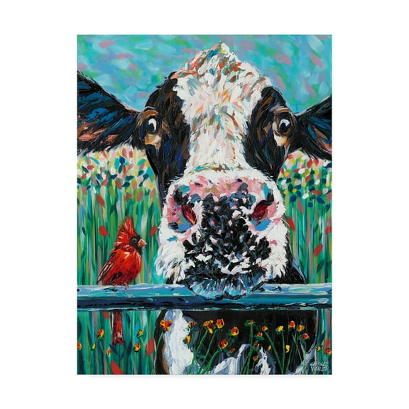 Trademark Fine Art 'Farm Buddies I' Canvas Art by Carolee Vitaletti