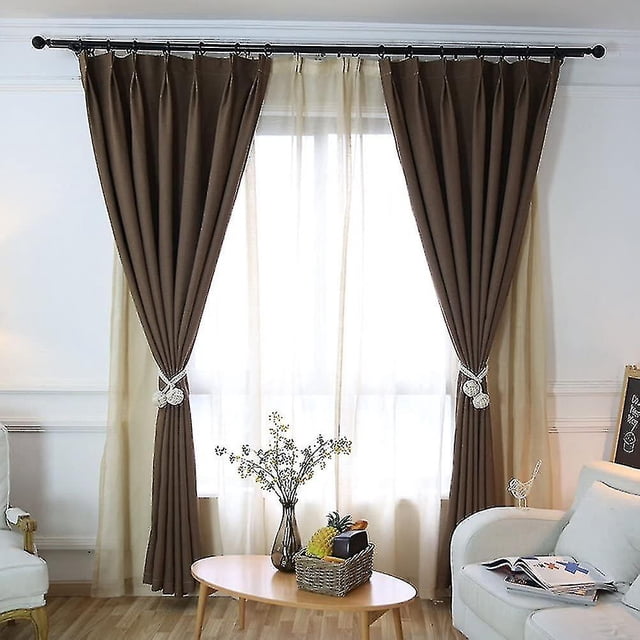 Cortina con hebilla de cortina Bolas dobles Cuerda de algodón Accesorios para cortinas Hebillas para cortinas para el hogar Sala de estar Dormitorio Oficina