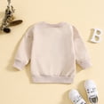 thumbnail image 3 of Okbabeha Toddler Baby Boy Crewneck Sweatshirt Long Sleeve Bubble Romper Sibling Matching Outfits Fall Winter Cute Clothes, 3 of 7