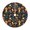 Velcro, variant on Xecao Colorful Plants Mushroom Pattern Christmas Tree Skirt Round Xmas Tree Mat Base Cover for Holiday Home Decorations-48"