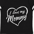 thumbnail image 4 of Inktastic I Love My Mommy in White Chalk Heart Boys or Girls Toddler T-Shirt, 4 of 5