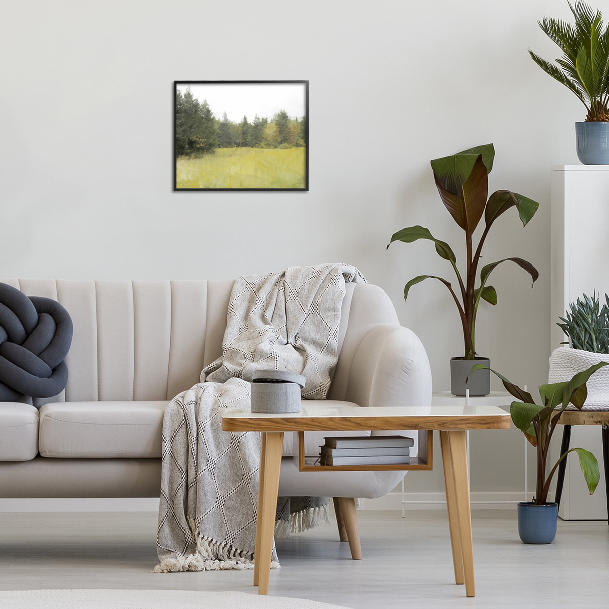 Stupell Industries The Forest's Vast Clearing Black Framed Giclee Art, design by Kim Curinga