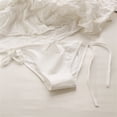 thumbnail image 6 of Breathable Cotton Triangular Underwear For Women Side Ties Design Lingerie Briefs Low Waist Bowknot Panties Thongs, 6 of 9
