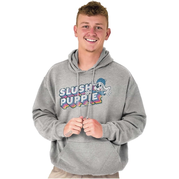 Retro Slush Puppie Vintage 80s Logo Hoodie Sweatshirt Women Men Brisco Brands S