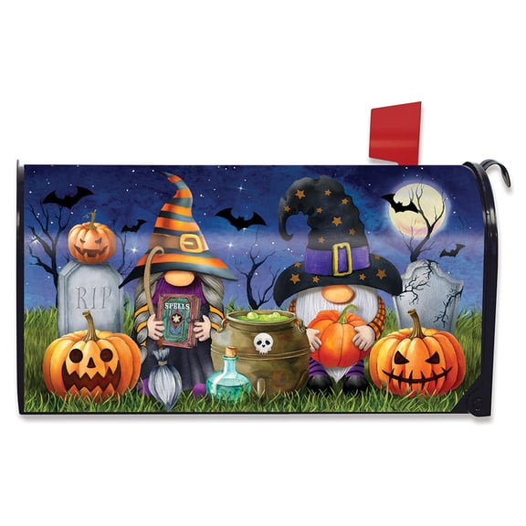 Briarwood Lane Halloween Gnomes Humor Mailbox Cover