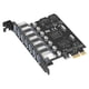 thumbnail image 1 of 7 Ports USB 3.0 PCI Adapter Card USB Expansion Card, PCIe Riser Card for PC, Linux / WindowsXP/ 7/, 1 of 5