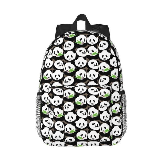 Disketp Panda Bear Mochila Escolar de 15 Pulgadas, Mochila Ligera para Estudiantes, Viajes y Trabajo, Cómoda y Resistente para el Uso Diario