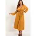 thumbnail image 5 of June & Vie Women's Plus Size Empire Waist Dress, 5 of 6