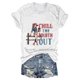 thumbnail image 4 of Fiudx Camisas para Mujer Tops con Estampado de Moda para Mujer, Blusa de Manga Corta, Camisetas Divertidas con Cuello Redondo, 4 of 4