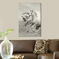 thumbnail image 2 of wall26 - Canvas Wall Art - Galloping White Horses - Giclee Print Gallery Wrap Modern Home Art Ready to Hang - 16x24 inches, 2 of 4