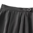 thumbnail image 3 of adviicd Womens Skirts Women's Voluminous Cotton Midi Skirt (Grey,One Size), 3 of 6