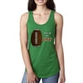 thumbnail image 2 of Wild Bobby Football Fingerprint It's in My DNA Sports Women Racerback Tank Top, 2 of 6
