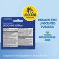 thumbnail image 3 of HealthWise Maximum Strength 4% Lidocaine Pain Relief Cream, Non-Greasy and Odor-Free, 1.75 oz, (1 Unit), 3 of 8