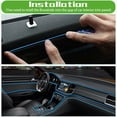 thumbnail image 4 of 2M LED Car Interior Atmosphere Light Auto Party Decor Colorful Lamp. Wire N1H6, 4 of 9