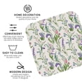 thumbnail image 3 of Kdxio Wisteria Flower Funny Coasters,4 Pcs Leather Coasters,Housewarming Gifts,Protect Furniture from Water Marks Scratch and Damage, 3 of 8
